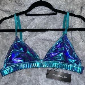 Dollskill Metallic Bra